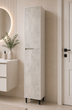 Пенал для ванної Vivia Loft Д2 185×40×33 см, підлоговий, бетон - изображение 1