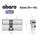 Цилиндр ABARO P600 (модульный) 82 (36*46) Ni никель сатин 5 ключей - изображение 15