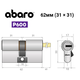 Цилиндр ABARO P600 (модульный) 62T (31*31T) со штоком Ni никель сатин 5 ключей - изображение 17