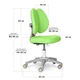 Дитяче крісло Mealux Sprint Duo Lite Green (арт.Y-412 Lite KZ) - изображение 5