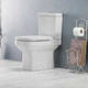 Унитаз компакт CeraStyle Noura 410х357 прямоугольный, с функцией биде, белый (АР000040716) - изображение 1