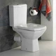 Унитаз компакт Cersanit 559 Carina Clean On 011 3/5 660x350 прямоугольный, с сиденьем, белый (CCKZ1012973103) - изображение 1