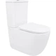 Унітаз компакт Qtap Leo Ultra Quiet 3/6 л з сидінням мікроліфт, білий глянцевий (QTLEO27W49261) - зображення 1
