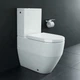 Унітаз компакт Laufen PRO 650x375 овальний, без сидіння, білий (H8259520000001) - зображення 1