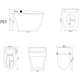 Унитаз-смарт с функцией биде Grace H701CS со встроенным бачком, серый глянцевый - изображение 2