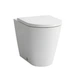 Унитаз под инсталляцию Laufen KARTELL 560x370 полукруглый, с сиденьем, белый (H8233370000001/H8913330000001) - изображение 1