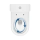 Унитаз компакт Cersanit 931 Remo Pro Oval Tornado 011 3/6 л с сиденьем микролифт, белый глянцевый (K3030-001) - изображение 7