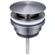 Донный клапан VBI Click-clack 1 1/4” для раковины, графит (VBI-059000GR) - изображение 1
