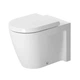 Унитаз под инсталляцию Duravit STARCK 2 570x370 овальный, без сиденья, белый (2128090000) - изображение 2
