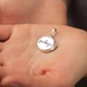 Серебряный кулон "Сердечко. I love you" для фотографии (чернение) 7346 Онікс - изображение 4
