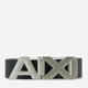Ремень двусторонний мужской из натуральной кожи Armani Exchange 135238824 38 (126.5 см) Синий/Белый (1160812262) - изображение 1