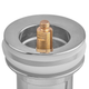 Донный клапан Koer PW-08-11 1 1/4'' Сlick-Сlack для умывальника, белый/хром (KR5788) - изображение 3