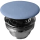 Донный клапан Simas Wave PLCE Click-Clack 1 1/4" для умывальника, голубой матовый - изображение 1