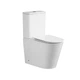 Унитаз компакт Mixxus Bevel-0407-T1 630х350 овальный, с сиденьем, белый (MI6690) - изображение 1