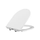 Унитаз компакт Mixxus Bevel-0407-T1 630х350 овальный, с сиденьем, белый (MI6690) - изображение 8