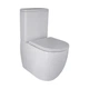 Унитаз компакт Q-tap Robin 630x390 овальный, с сиденьем, белый (QT13222128AUQ1W) - изображение 1