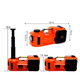 Электрический домкрат BOXER BX481 5 т 12 В подъем 150–450 мм с компрессором LED фонарем в кейсе - изображение 7