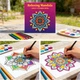 Раскраска-антистресс Relaxing Mandala для взрослых — книга с мандалами для творчества и отдыха - изображение 4