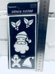 Трафарет STENCIL TATTO для тату S283 (для тіла) з новорічною тематикою - зображення 2