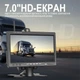 Паркувальна система Podofo A4007 бездротова камера заднього виду 7" чорна IP68 - зображення 9