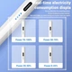 Стилус 2260 Universal Pen Magnetic для планшетов и смартфонов белый - изображение 4