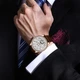 Мужские часы LOUIE JUELEN DITONA Skeleton Gold-White - изображение 3