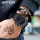 Чоловічий годинник Sanda 739 спортивний Black-Blue - зображення 8