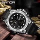 Мужские часы SANDA 739 Black-Silver - изображение 2