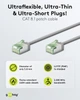 Патч-корд Goobay RJ45 FTP8.1 1.0m patch Slim Ultra Flexi PoE+ Cu сірий(75.07.4346) - зображення 5