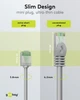 Патч-корд Goobay RJ45 FTP8.1 1.0m patch Slim Ultra Flexi PoE+ Cu сірий(75.07.4346) - зображення 6