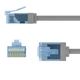 Патч-корд Goobay RJ45 UTP6a 3.0m patch Slim Ultra Flexi PoE+ Cu сірий(75.07.4224) - изображение 4