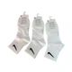 Шкарпетки Nike з резинкою на стопі 4 пари One Size White-Black - зображення 2