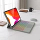 Чехол с клавиатурой с подсветкой и мышкой FegishCase Apple iPad Air 5 (10.9") 2022 Ukrainian keyboard, Grey - изображение 4
