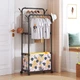 Напольная стойка для одежды RIAS Multifunctional Shoe And Hat Rack с колесиками 175x57x34 см Black (3_08462) - изображение 3