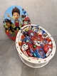 Подарунковий Kinder Box «Щенячий патруль Маршал» 31×24×9 см | Великий подарунковий бокс для хлопчика | Paw Patrol Marshall - изображение 2