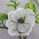 Готовый тюль Magnolia батист с цветочным принтом на ленте для крючков бело-зеленый 200×235 см (YH853-200) - изображение 7