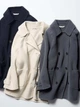 Мягкое полушерстяное пальто Uniqlo 1161023679 (Молочный S) - Уценка - изображение 4