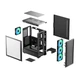 Корпус DeepCool CC550 4F Black (R-CC550BKANA4-G) - изображение 11