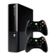 Набір Консоль Microsoft Xbox 360 E Freeboot 250GB Black + 5 Вбудованих Ігор Б/У + Геймпад Бездротовий 2шт - зображення 1