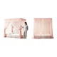 Москитная сетка Hodo Class A Encrypted Gauze Elegant Floor-Length Palace Mosquistic Net 1.8×2m Home Three Door Double-Layer Mesh - Jade Color - изображение 3