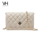 Женская сумочка VANESSA HOGAN VH, модель Aurora Diamond Pattern, легкая, роскошная, универсальная сумка через плечо в стиле Chanel с цепочкой, подарок на день рождения для девушки. - изображение 4