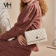 Женская сумочка VANESSA HOGAN VH, модель Aurora Diamond Pattern, легкая, роскошная, универсальная сумка через плечо в стиле Chanel с цепочкой, подарок на день рождения для девушки. - изображение 5
