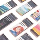 Набор кистевых маркеров Monami Soft Brush серии Village, 6 цветов, для каллиграфии и акварели - изображение 1