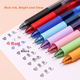 Гелевая ручка Pentel BLN105 с выдвижным стержнем, синяя, стильная, толщина чернил 0,5 мм, подходит для деловых встреч и учебы, быстросохнущая, на водной основе, канцелярские товары, синий корпус с синими чернилами, упаковка из 12 штук. - изображение 6
