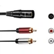 Аудиокабель ZHENWEI 2RCA — 2 XLR «тато», 1 м, 2 пари (ZW-YPX214) - изображение 2