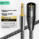 Мікрофонний кабель Beishanque BSQ-K062 XLR — Jack 6.3 мм 3 м - зображення 4