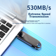 DM Daimai 128GB USB3.2 Type-C высокоскоростной твердотельный накопитель, FS530, металлический автомобильный USB-накопитель двойного назначения для телефона и компьютера, скорость чтения 530 МБ/с - изображение 6