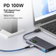 Док-станція розширення цифрового дисплея Hagibis з екраном, конвертер USB-C, адаптер Ethernet, конвертер Type-C на HDMI, сумісний з комп'ютерами Apple Mac, адаптер Thunderbolt 4 - зображення 9