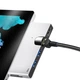 Док-станція-конвертер Isky Microsoft Surface Pro 5/6, USB-адаптер, кабель-конвертер Ethernet-порту для дзеркального відображення екрана проектора, кабель для підключення відео HDMI, порт-конвертер, концентратор, док-станція-розширювач 4K - зображення 2