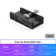 ORICO USB 3.0 Hub Splitter з алюмінієвого сплаву, адаптер-кліпса для MAC, Apple, ноутбуків, настільних комп'ютерів, моніторів, чорного кольору MH4PU - зображення 12
